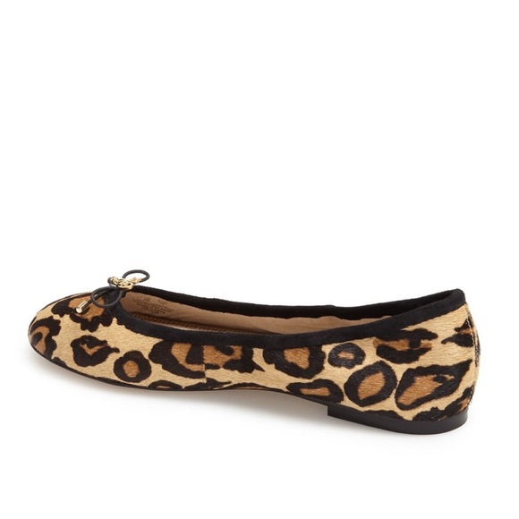 NWT Calf Hair Leopard Felicia Bow Flat Sam Edelman - Picture 2 of 4